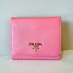 Authentic Pink Prada Wallet